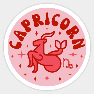 Capricorn Zodiac Sign Sticker